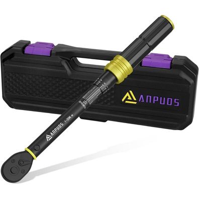 ANPUDS Drehmomentschlüssel 1/4 Zoll, 1-25 NM, Präzisions-Mikroeinstellung