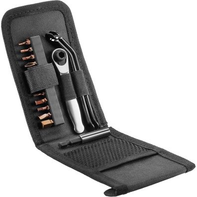 HENMI 1/4" Ratschenschlüssel Set, Mini Ratsche mit 72 Zähnen, 12-teiliges