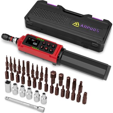 ANPUDS Digitaler Drehmomentschraubendreher 1/4 Zoll, 0.045-3NM, ±1
