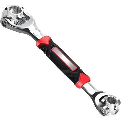 oumuik 52 in 1 Universal Steckschlüssel, 360 Grad drehbarer Edelstahl
