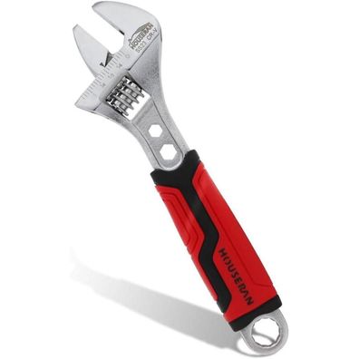 Houseran Rollgabelschlüssel 210mm, Verstellbarer Schraubenschlüssel aus Cr-V