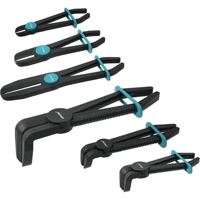 Libraton Schlauchklemmen Zangen Set, 6-teilig, Abklemmzange für diverse
