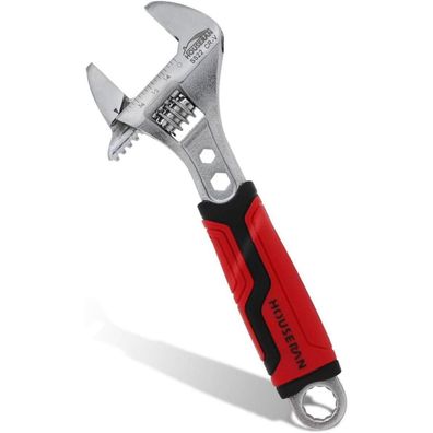 Houseran Rollgabelschlüssel 160 mm, verstellbarer Schraubenschlüssel aus Cr-V
