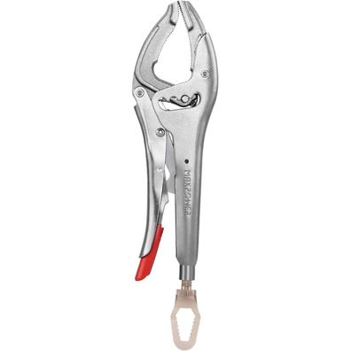 Maxpower Gripzange 250 mm, Feststellzange mit gebogenen Backen und justierbarer