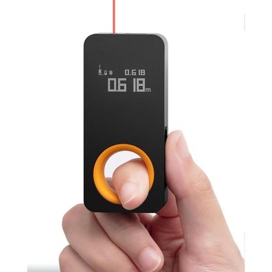 HOTO Laser Entfernungsmesser 30m mit Bluetooth und OLED Display, USB-C, ±2mm
