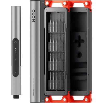 HOTO Snapbloq D-A03 Mini Bohrmaschine: USB-C, 3-stufige Drehzahl, 20 Bits, für