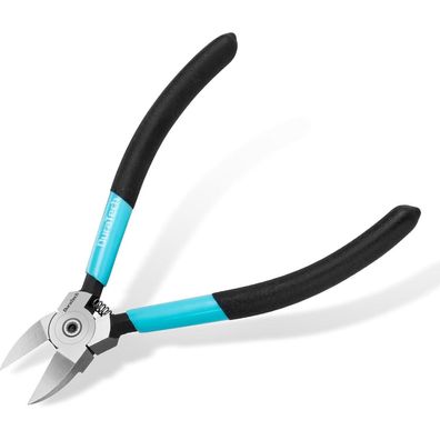 Duratech Mini-Seitenschneider 158 mm, Präzisionsschneidezange mit Feder für