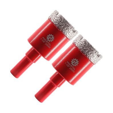 Focstol Diamant Fliesenbohrer 28mm - 2 Stück Vakuumgelötete Lochsäge mit