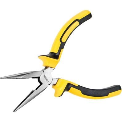 DOWELL 8 Zoll Spitzzange mit Drahtschneider für Schmuck, Nickel-Chrom-Stahl