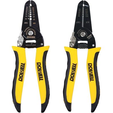 DOWELL Abisolierzange Set (2-teilig), 10-22 AWG + 22-30 AWG