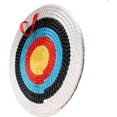 AUVIM Stroh Bogenscheibe 20 Zoll (50cm) - Handgefertigt für Recurve-, Compound