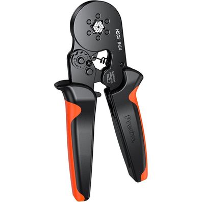Preciva Aderendhülsenzange Sechskant Crimpzange 0,25-6mm²