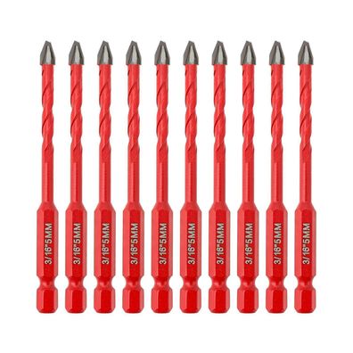 Focstol Exzenterbohrer Set (10 Stk.) mit Schrägem Kopf - 5mm für Holz