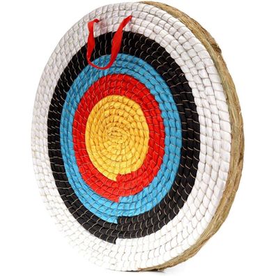 AUVIM Handgefertigte Stroh-Zielscheibe Bogenschießen 50cm für Recurve