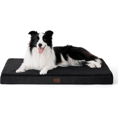 Bedsure Orthopädisches Hundebett für große Hunde, 91x69x7.6cm, waschbar