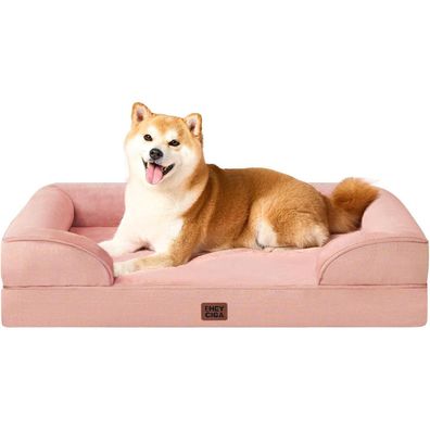 Eheyciga Orthopädisches Hundebett 89x56cm aus Memory Foam, waschbar