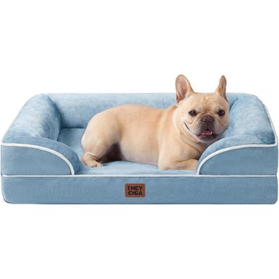 Eheyciga Orthopädisches Hundebett 76x51cm aus Memory Foam, waschbar