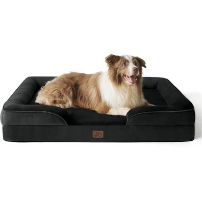 Bedsure Orthopädisches Hundebett 97x71 cm, Ergonomisches Hundesofa mit