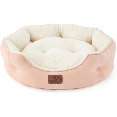 Bedsure Katzenbett waschbar, 51x48x15cm, mit herausnehmbarem Kissen, ideal für
