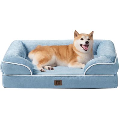 Eheyciga Orthopädisches Hundebett für große Hunde, 91x68cm, Memory Foam
