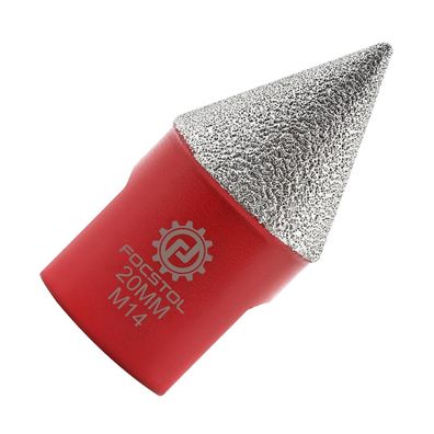 Focstol Diamant Fasenbohrer 20mm M14 Gewinde für Winkelschleifer - Porzellan