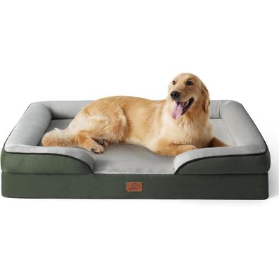 Bedsure Orthopädisches Hundebett Ergonomisches Hundesofa 122x89 cm für große