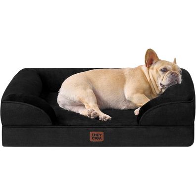 Eheyciga Orthopädisches Hundebett 76x51cm mit Memory Foam, waschbar