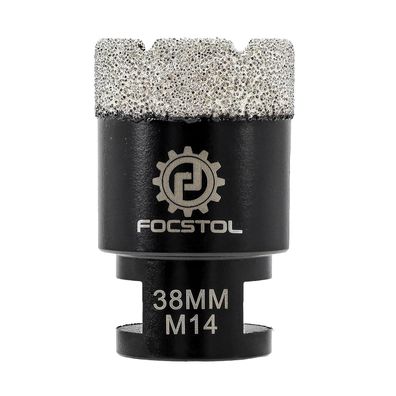 Focstol Diamant Fliesenbohrer 38mm M14 Gewinde für Porzellan, Keramik, Marmor