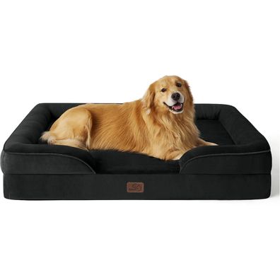 Bedsure Orthopädisches Hundebett 122x89 cm, Ergonomisches Hundesofa mit
