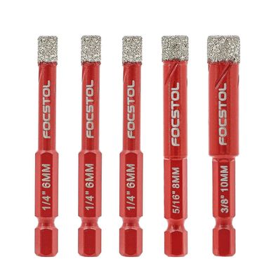 Focstol Diamant Fliesenbohrer Set 5tlg. 6-10mm mit