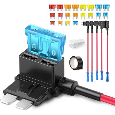 JOREST Stromdieb Kfz 6 Stück, 3 Typen (Standard, Mini, Micro) Add-a-Circuit