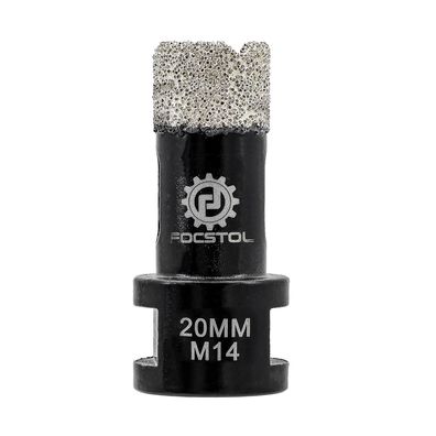 Focstol Diamant Fliesenbohrer 20mm M14 Gewinde für Porzellan, Keramik, Marmor