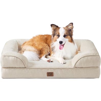 Eheyciga Orthopädisches Hundebett für große Hunde, 104x69cm, Memory Foam