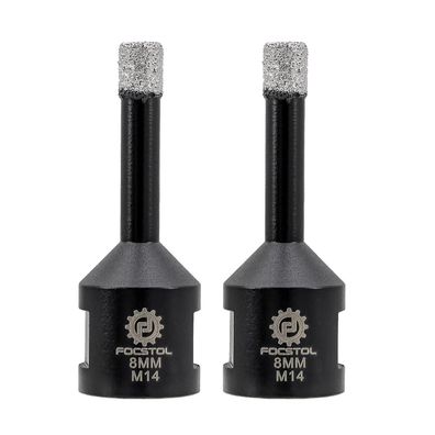 Focstol Diamant Fliesenbohrer 8mm M14 Gewinde (2 Stück)