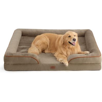 Bedsure Orthopädisches Hundebett Ergonomisches Hundesofa 134x106 cm für große