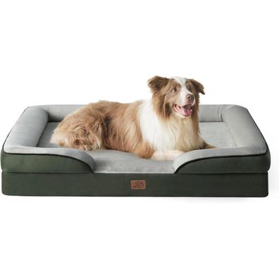 Bedsure Orthopädisches Hundebett L (97x71 cm) - Ergonomisches Hundesofa