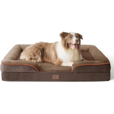 Bedsure Orthopädisches Hundebett Ergonomisches Hundesofa 97x71 cm mit