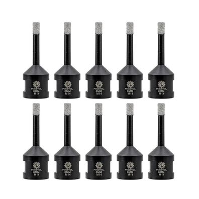 Focstol Diamant Fliesenbohrer 10 Stück 6mm Lochsäge mit M14 Gewinde für