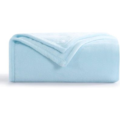 Aisbo Kuscheldecke Flauschig 130x150 cm - Weiche Fleecedecke für Sofa und