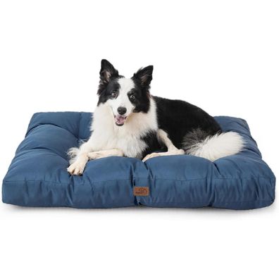 Bedsure Hundebett L (91x68x10cm) - Waschbare, gepolsterte Hundematte für