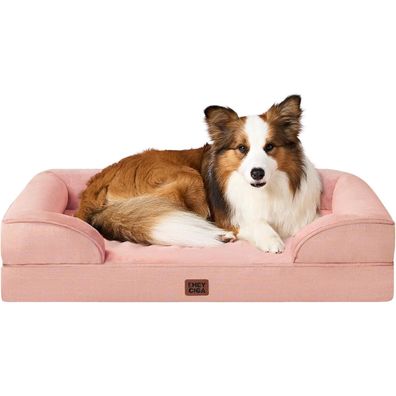 Eheyciga Orthopädisches Hundebett für große Hunde, 104x69cm, Memory Foam