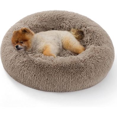 Bedsure Flauschiges Katzenbett rund, Ø 60 cm, waschbar, ideal für Katzen und