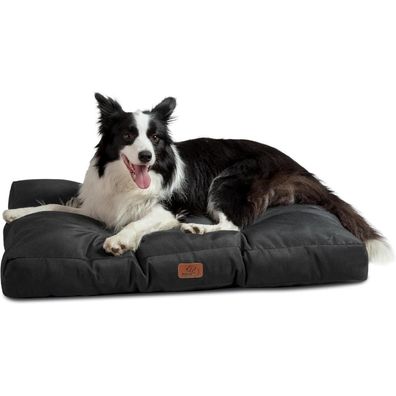 Bedsure Hundebett L (91x68x10cm) - Waschbare, gepolsterte Hundematte für Hunde