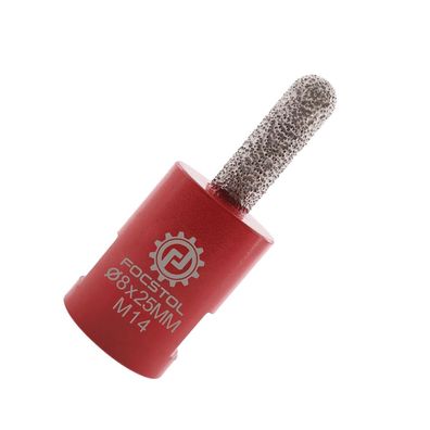 Focstol Diamant Mörtelfräser 8mm x 25mm mit M14 Gewinde für Mauerwerk und Stein
