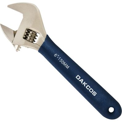 DAKCOS Rollgabelschlüssel 6"/150 mm, verstellbar, max. 20mm Maulweite