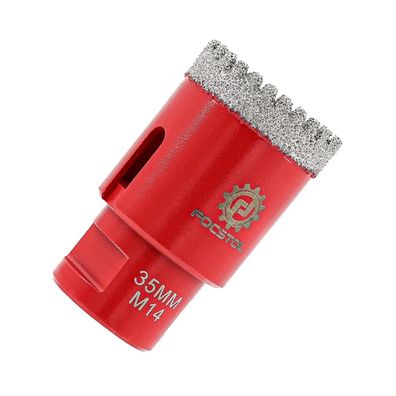 Focstol Diamant Fliesenbohrer 35mm M14 für Winkelschleifer - Lochsäge für harte