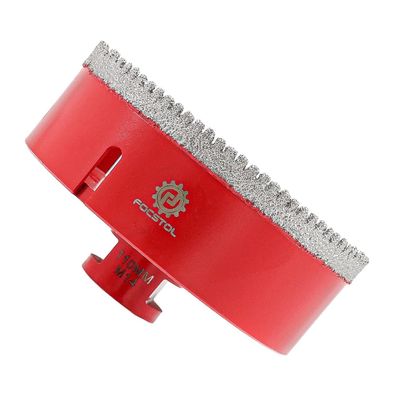 Focstol Diamant Fliesenbohrer 110mm M14 Gewinde Lochsäge für Porzellan