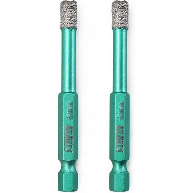 Fachlich Diamantbohrer Fliesenbohrer 6mm (2 Stück) für Granit, Marmor, Keramik