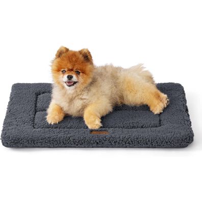 Bedsure Waschbare Hundematte für kleine Hunde & Katzen, 61x46 cm, Dunkelgrau