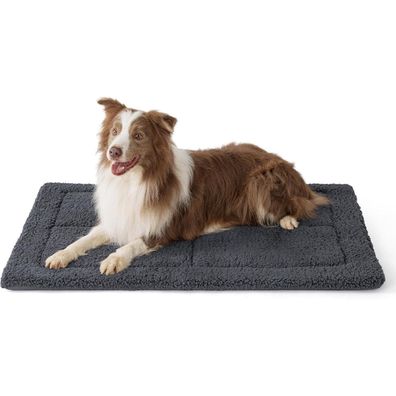 Bedsure Waschbare Hundematte für große Hunde (104x69 cm) - Dunkelgrau